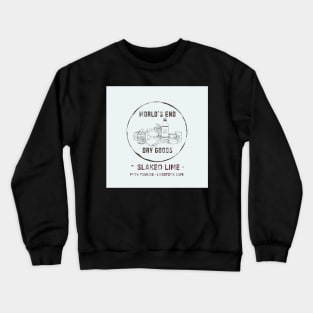 "World's End Dry Goods" Feedsack Logo Crewneck Sweatshirt